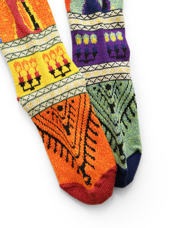 Kapital 96-ply Maria pattern socks (SHORT)