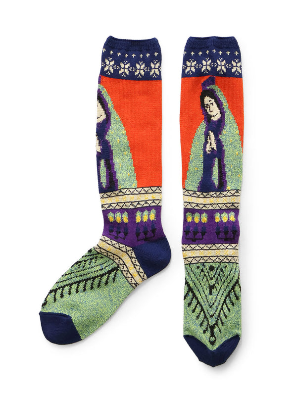 Kapital 96-ply Maria pattern socks (SHORT)
