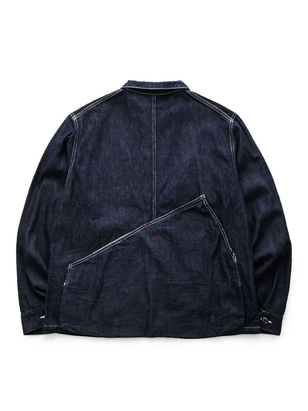 Kapital 11.5oz denim x 8oz denim Apple Man Coverall jacket