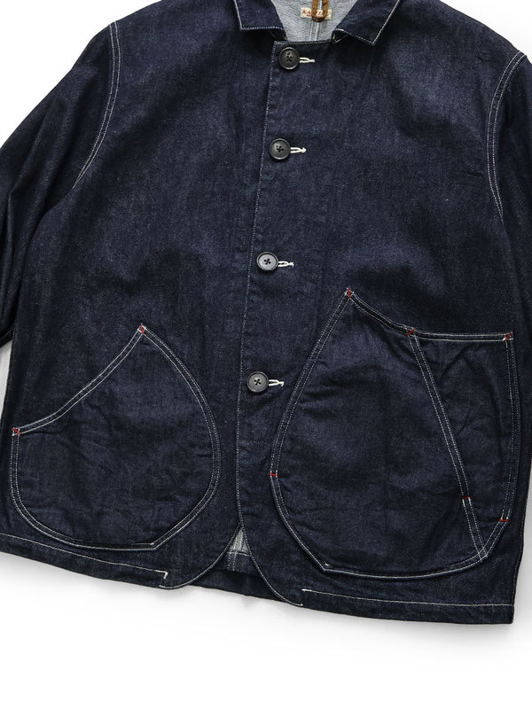 Kapital 11.5oz denim x 8oz denim Apple Man Coverall jacket