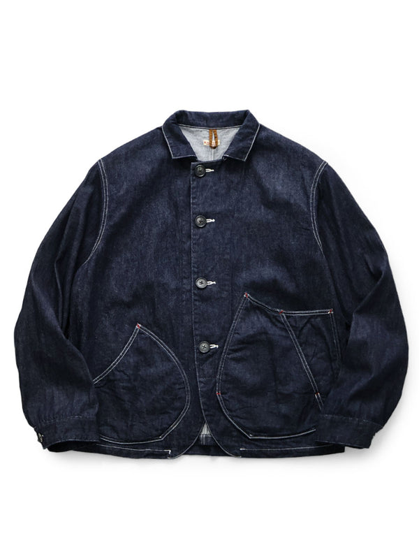 Kapital 11.5oz denim x 8oz denim Apple Man Coverall jacket