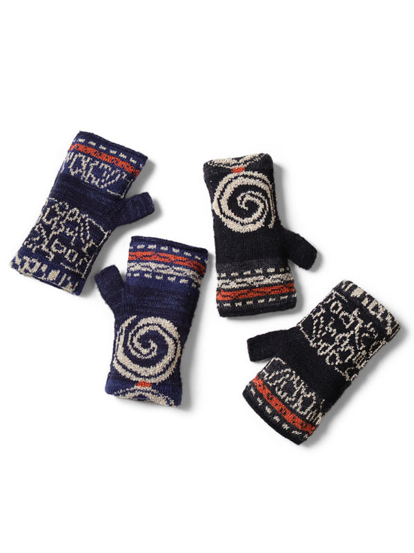 Kapital Ainu x Kuba 2-Way Mittens