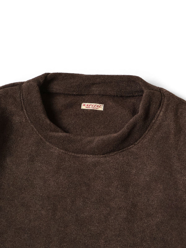 Kapital Reverse Fleece Big Crew Sweatshirt sweater