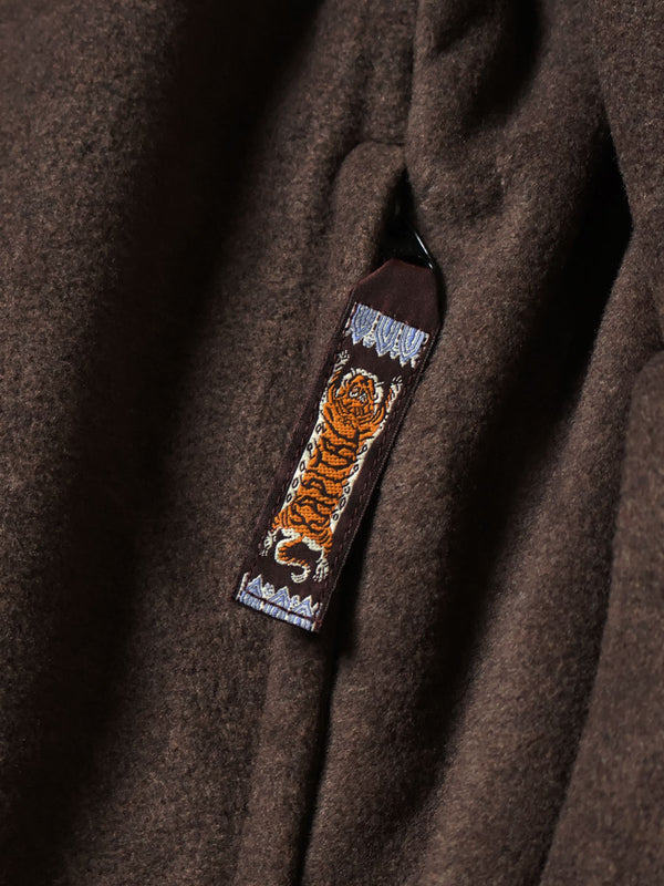 Kapital Reverse Fleece Big Crew Sweatshirt sweater