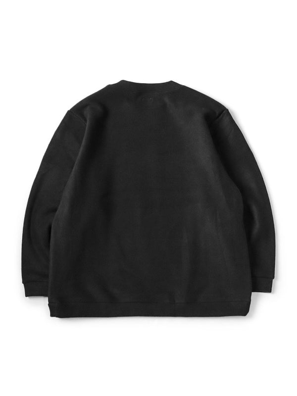 Kapital Reverse Fleece Big Crew Sweatshirt Sweater