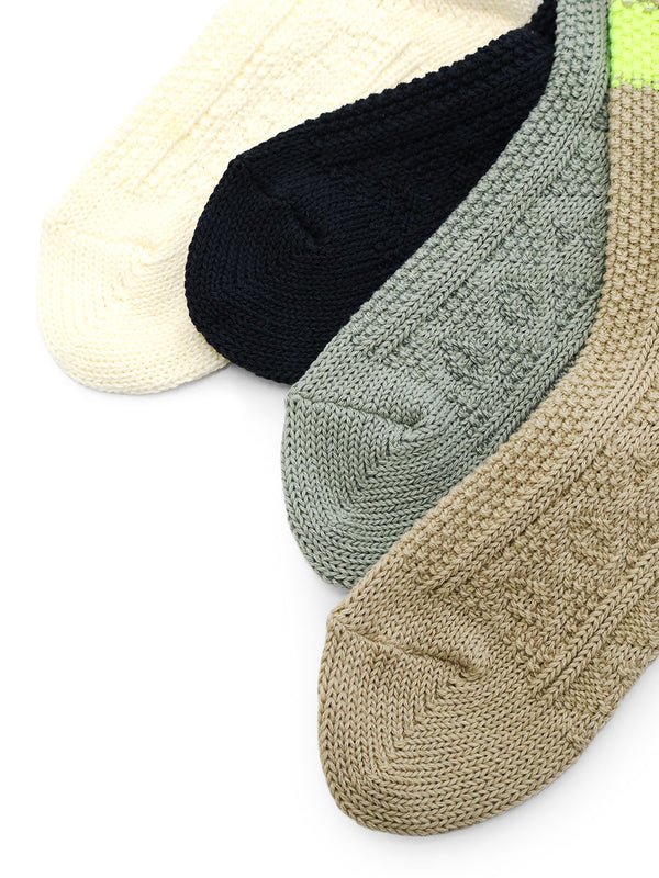 Kapital 56-ply Cable Knit Neon Online Socks