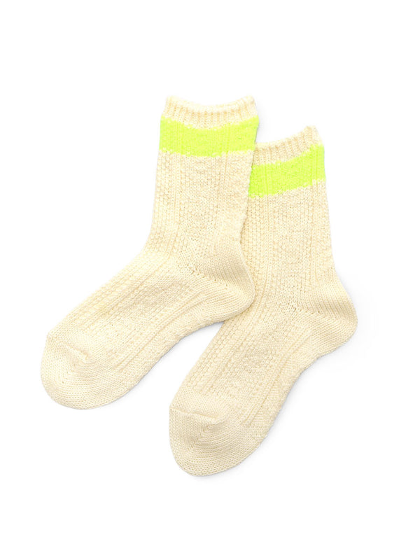 Kapital 56-ply Cable Knit Neon Online Socks