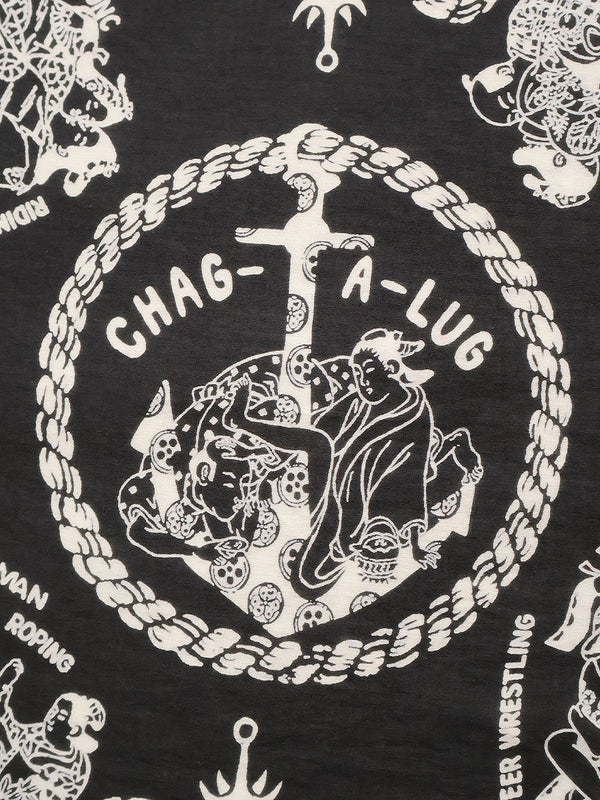Kapital fastcolor selvedge bandana (Sneak Anchor)