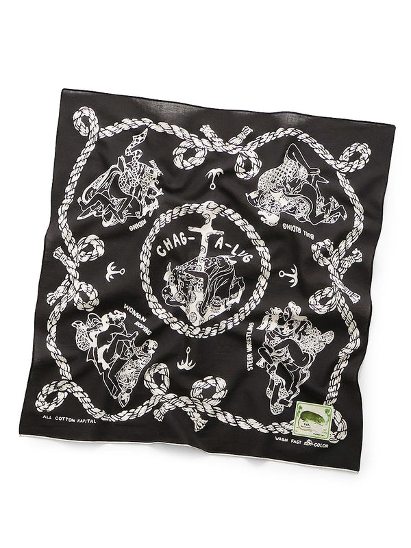 Kapital fastcolor selvedge bandana (Sneak Anchor)