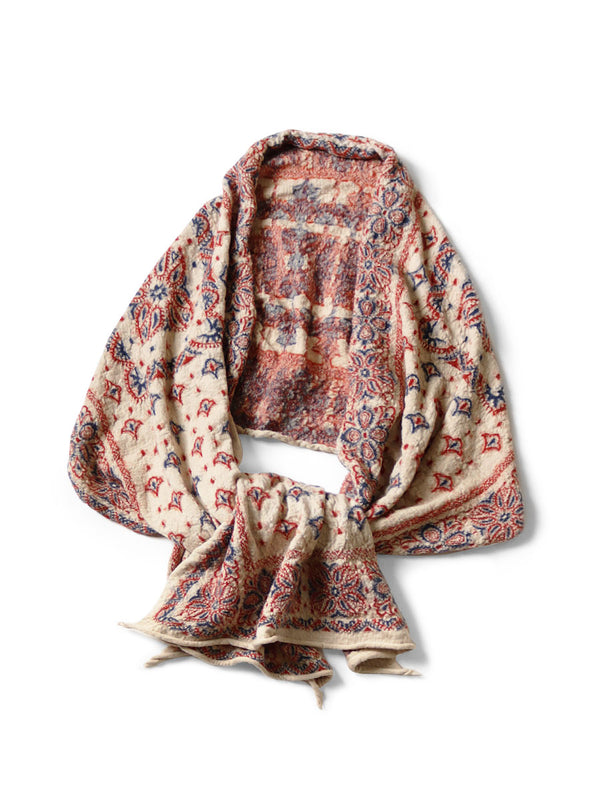Kapital Felted Wool Colorful BIG Mama Bandana Scarf
