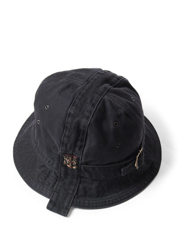 KAPITAL Chino Radio Hat キャピタル チノ ラジオハット Kapital Chino Radio Hat, Black – Glasswing
