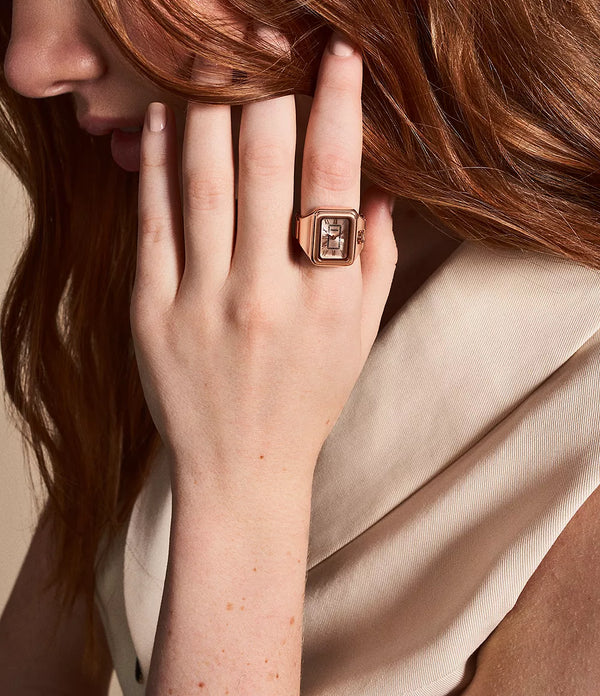 RAQUEL Rose Gold Tone Watch Ring