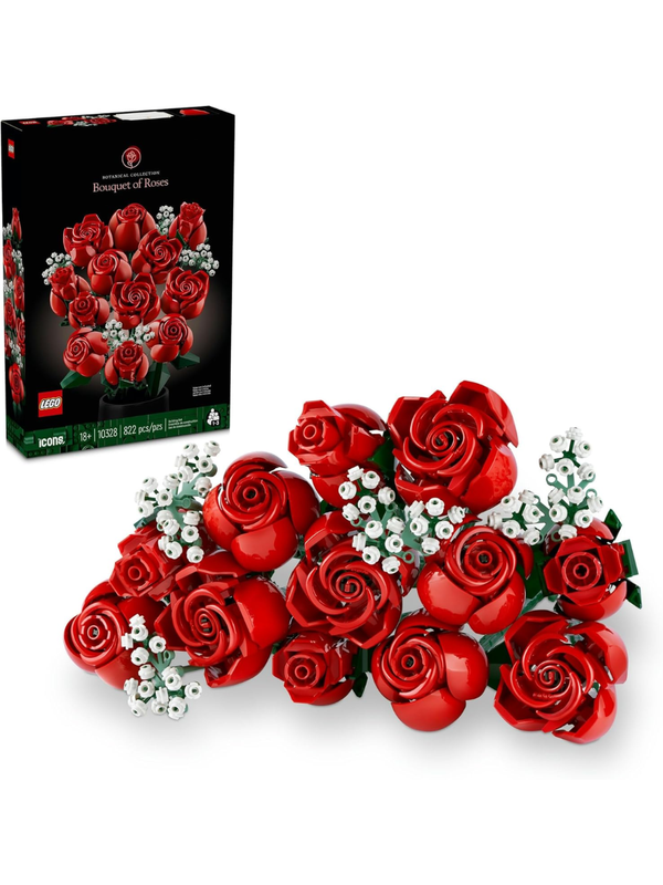 LEGO Icon Rose Bouquet Building Set