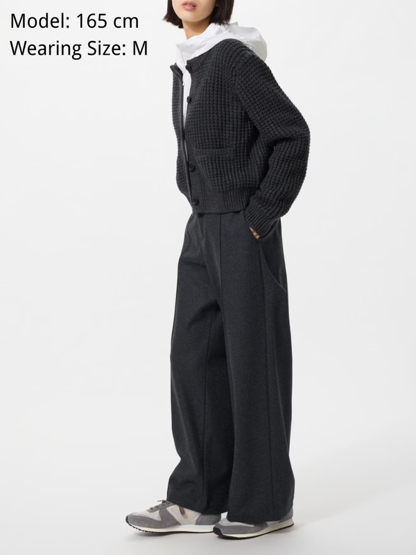 Uniqlo Brushed Jersey Wide Pants