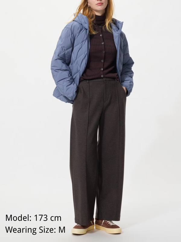 Uniqlo Brushed Jersey Wide Pants