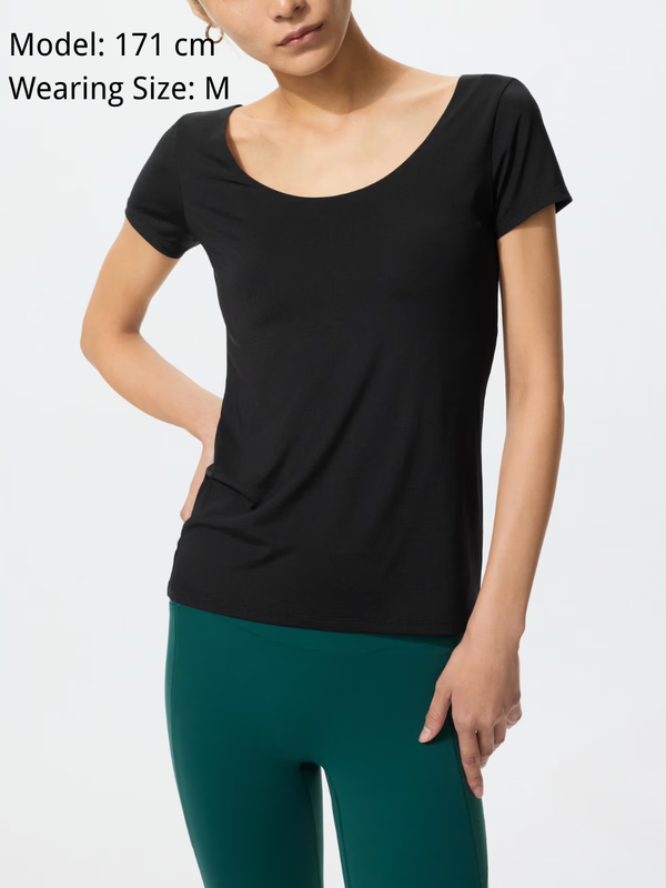 Uniqlo AIRism U-Neck T-Shirt