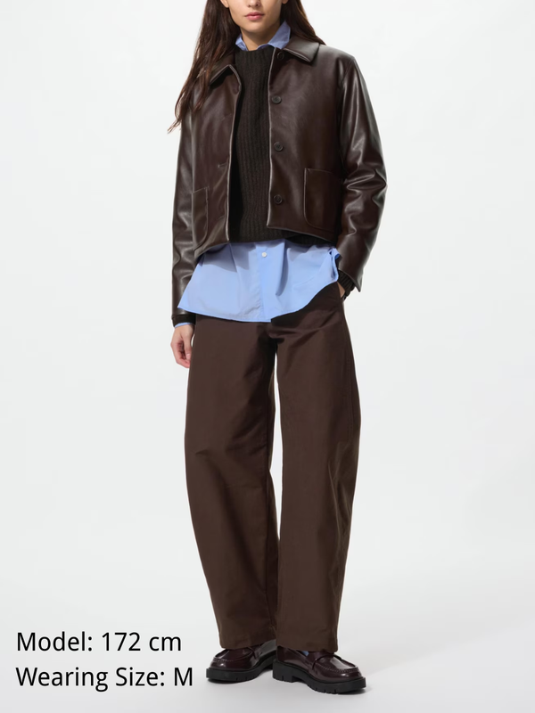 Uniqlo Jersey Barrel Leg Pants