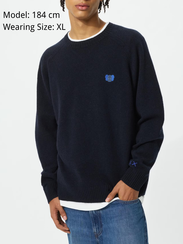 Uniqlo Kaws Winter Lamb Crew Neck Sweater