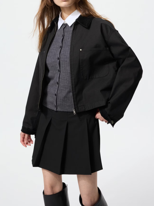 Uniqlo Zip-Up Short Jacket