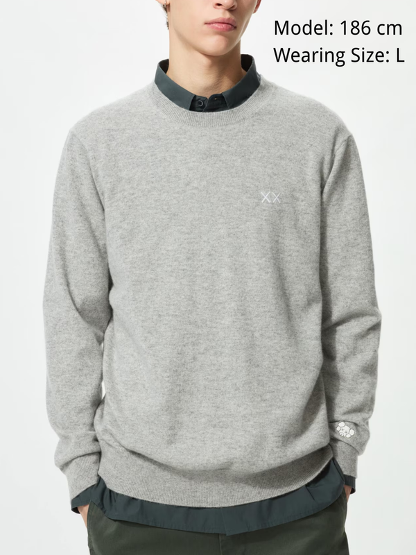 Uniqlo KAWS Winter Cashmere Crew Neck Sweater