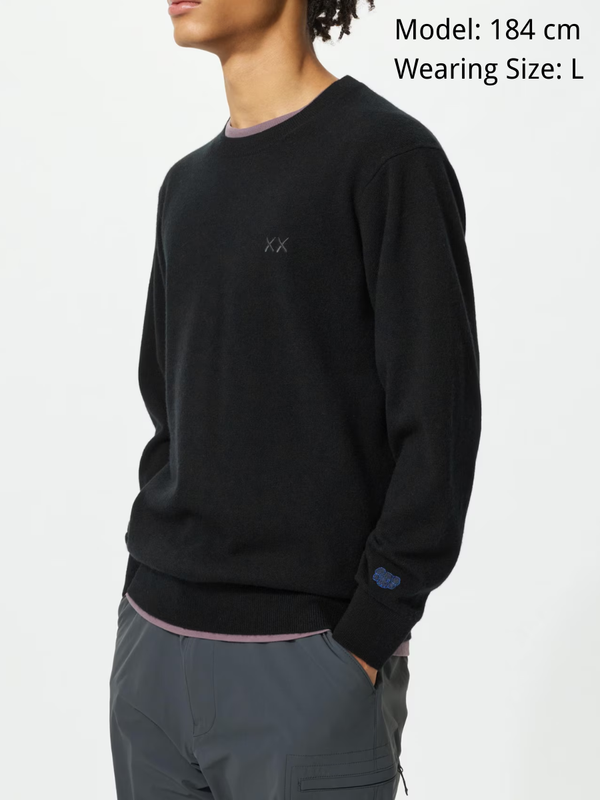 Uniqlo KAWS Winter Cashmere Crew Neck Sweater
