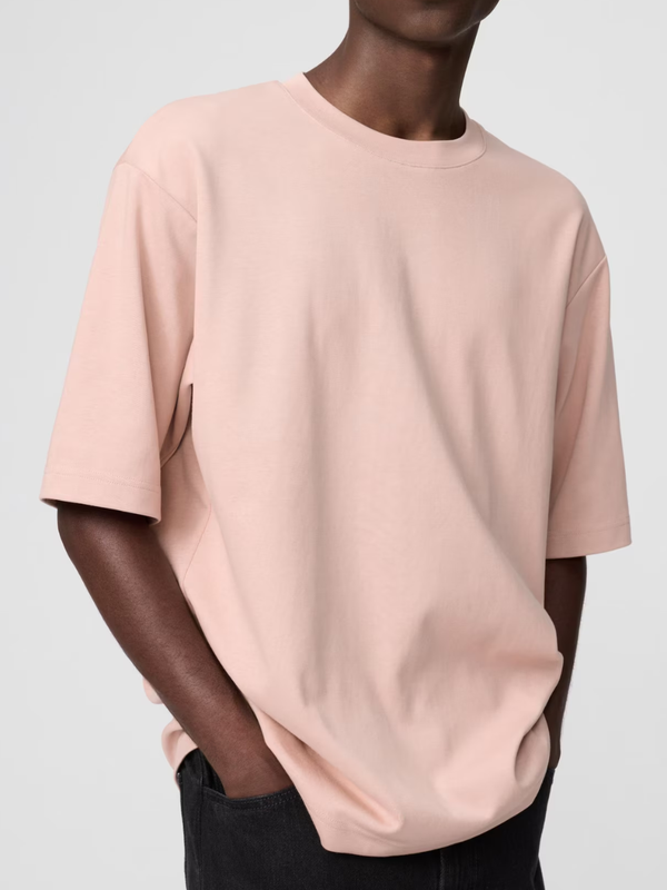 Uniqlo AIRism Cotton Oversized T-Shirt Half Sleeve
