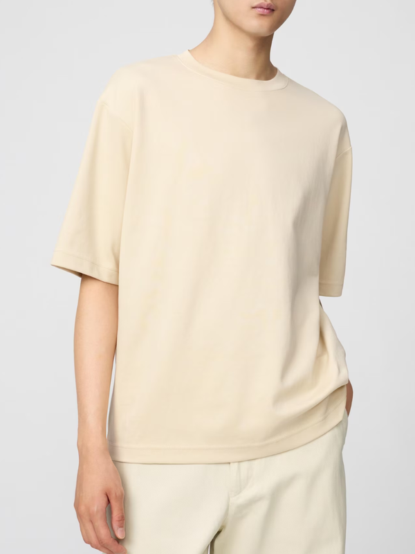 Uniqlo AIRism Cotton Oversized T-Shirt Half Sleeve