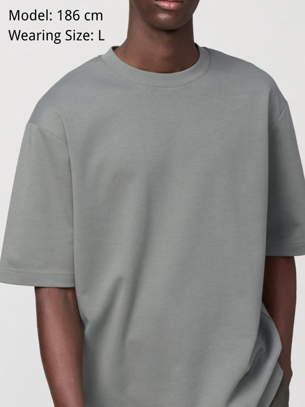 Uniqlo AIRism Cotton Oversized T-Shirt Half Sleeve