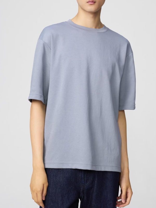 Uniqlo AIRism Cotton Oversized T-Shirt Half Sleeve