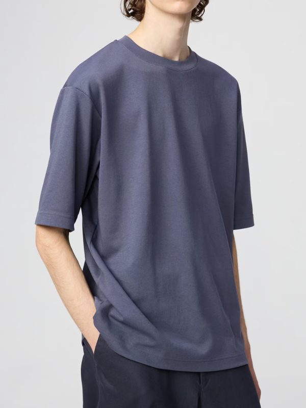 Uniqlo AIRism Cotton Oversized T-Shirt Half Sleeve