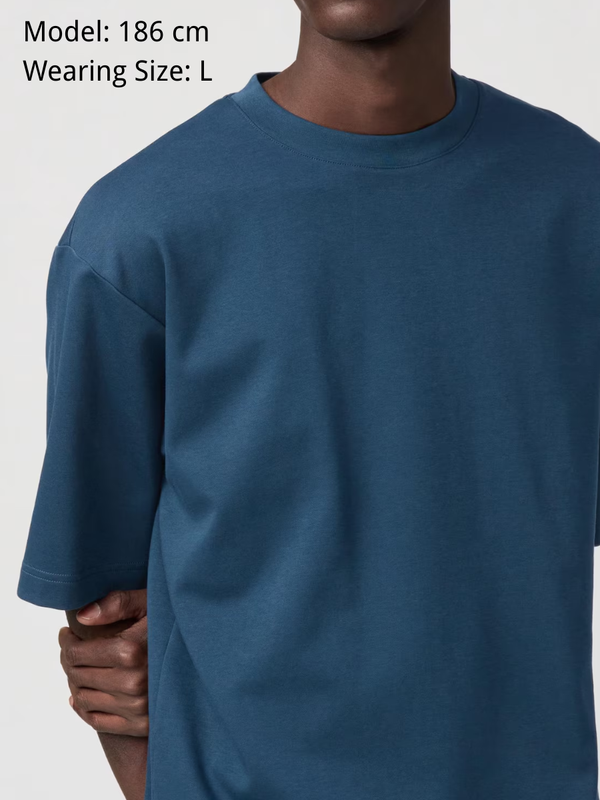 Uniqlo AIRism Cotton Oversized T-Shirt Half Sleeve
