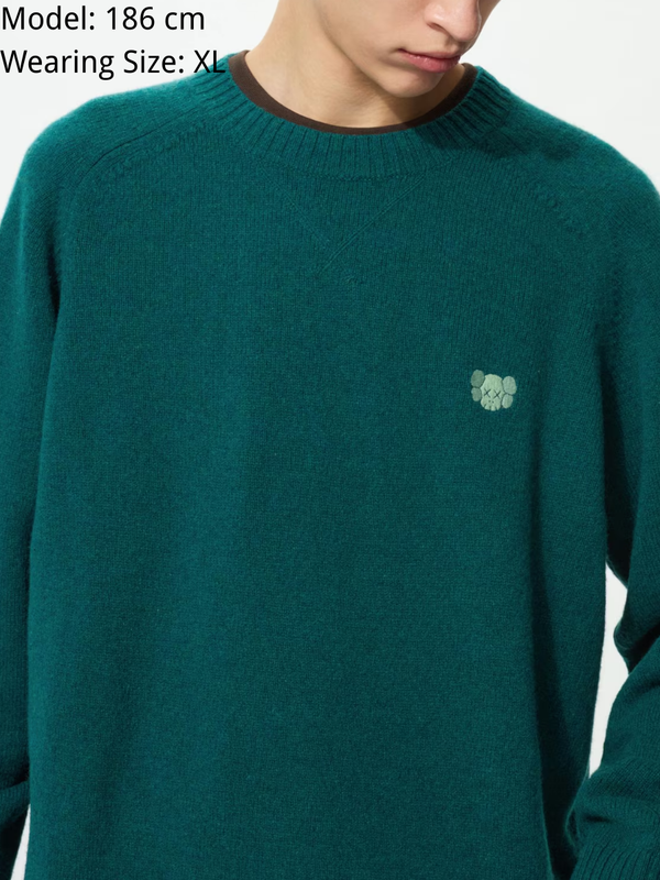 Uniqlo Kaws Winter Lamb Crew Neck Sweater