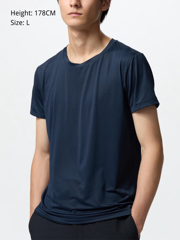 Uniqlo AIRism Crew Neck T-Shirt