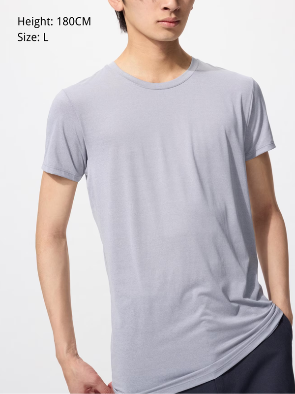 Uniqlo AIRism Crew Neck T-Shirt
