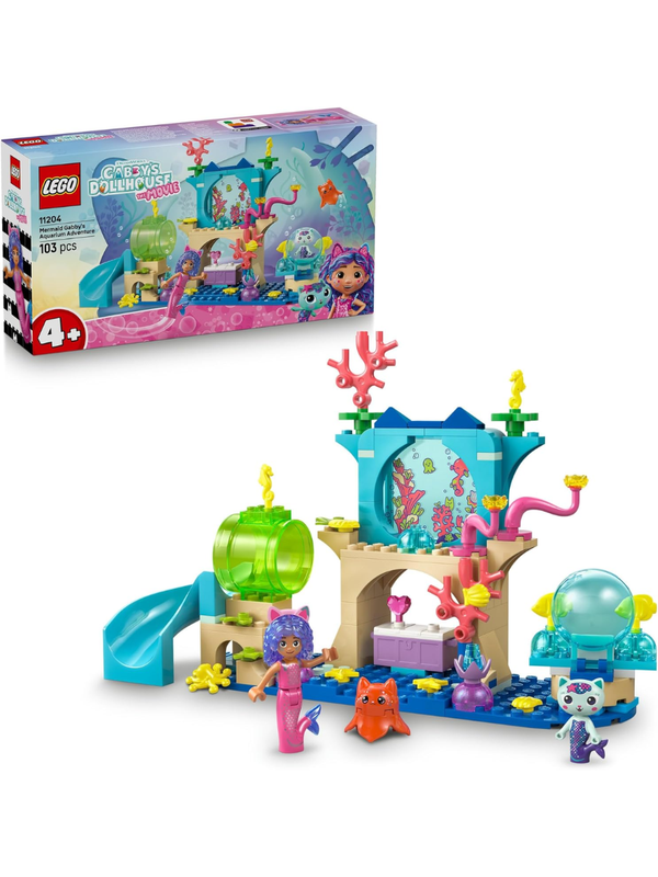 LEGO Gabby’s Dollhouse Mermaid Gabby Adventure 11204 Building Toy Set