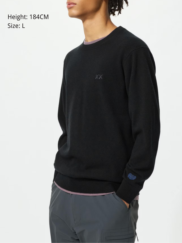 Uniqlo KAWS Winter Premium Cashmere Crewneck Sweater