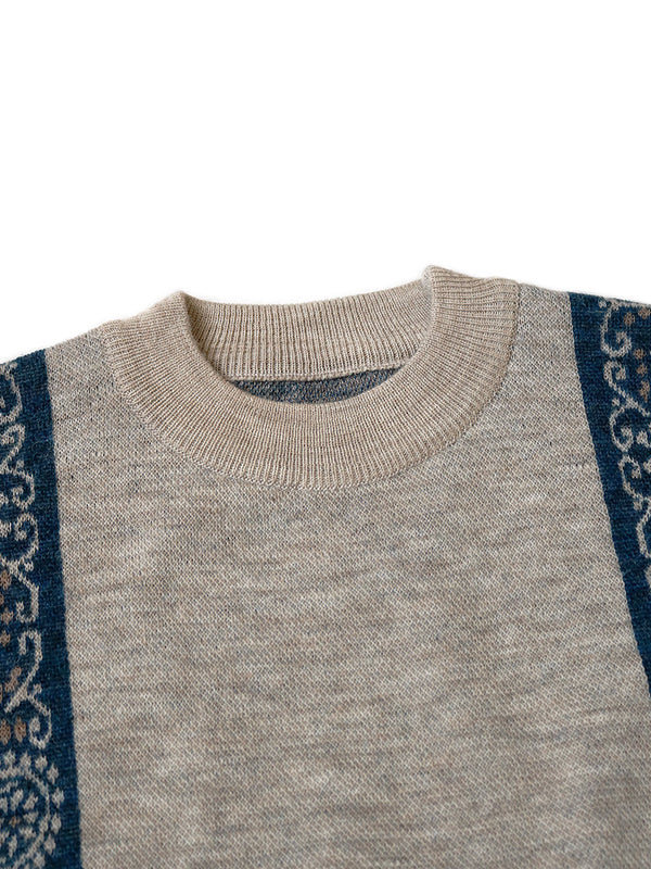 Kapital 12G Wool Bandana Crew Sweater