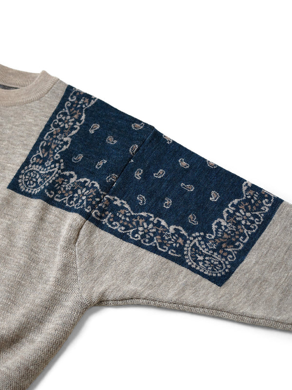 Kapital 12G Wool Bandana Crew Sweater