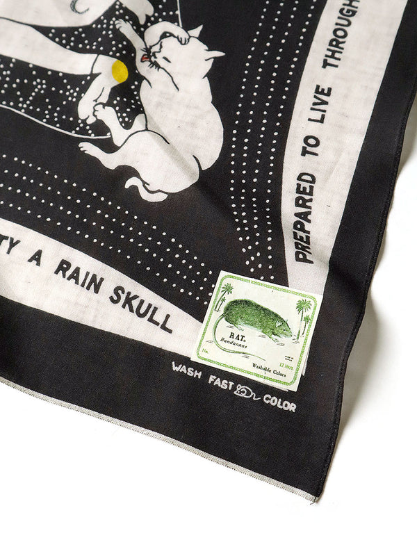 Kapital fastcolor Selvedge Bandana (RAIN SKULL NO WOMAN NO CRY)