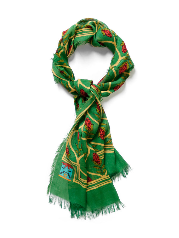 Kapital Rayon Disco Arabesque Pattern Scarves