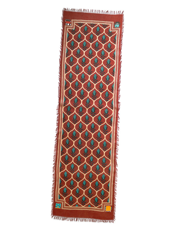 Kapital Rayon Disco Arabesque Pattern Scarves