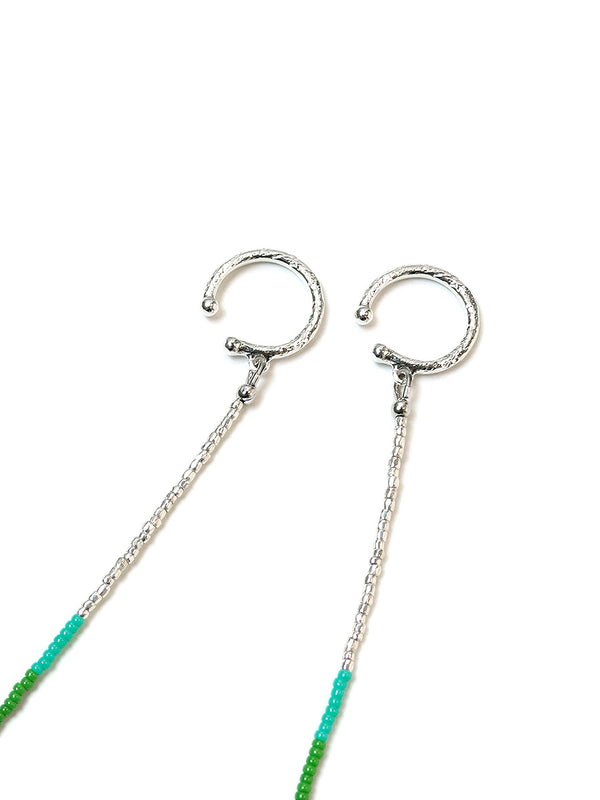 Kapital Pueblo Beads Chain Ear Cuff