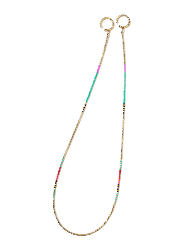 Kapital Pueblo Beads Chain Ear Cuff