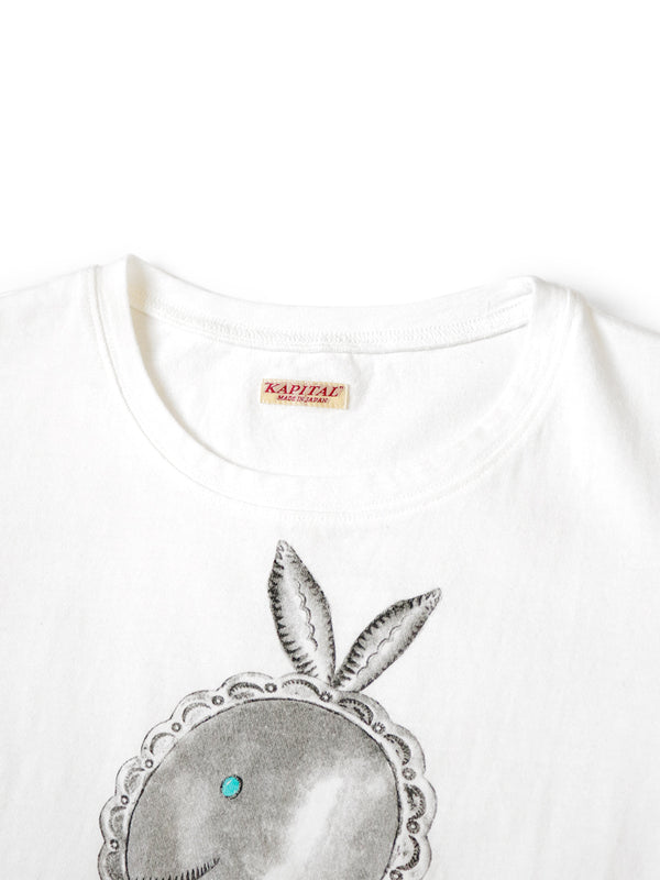 Kapital 20/-T-shirt cropped T (concho CONEYBOWYpt)