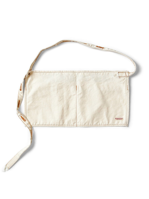 Kapital 14oz white denim short add apron (DENIM REPAIRSpt) bag