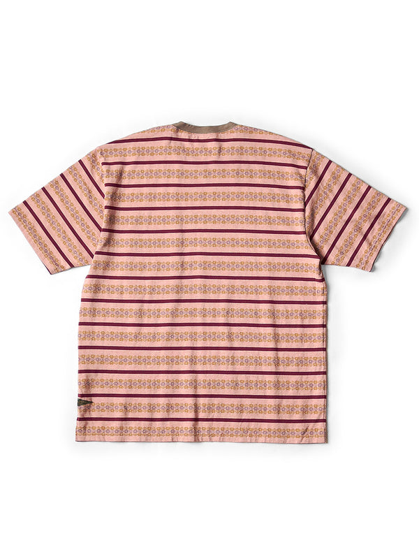 Kapital Sunrise Jacquard Border Jersey Pennant Tee (1flag)