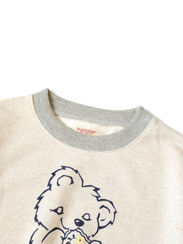 Kapital TOP fleece crew sweatshirt (PECKISH Little Bear pt) sweater