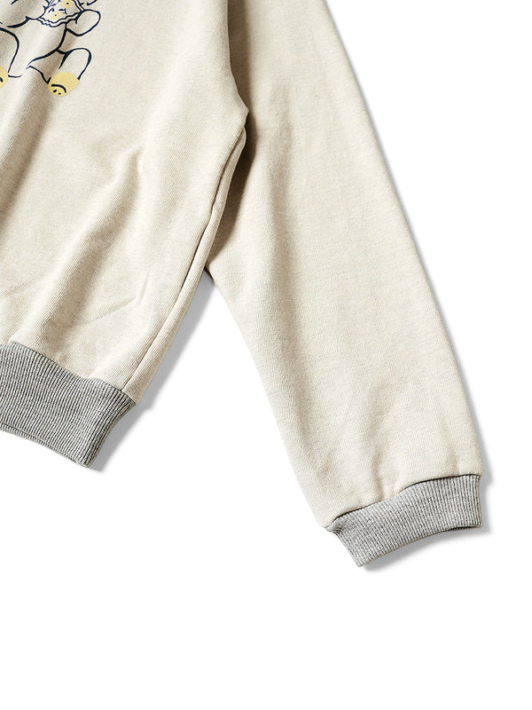 Kapital TOP fleece crew sweatshirt (PECKISH Little Bear pt) sweater