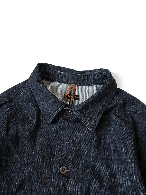 Kapital 12oz denim CACTUS coverall (black thread version) Jacket