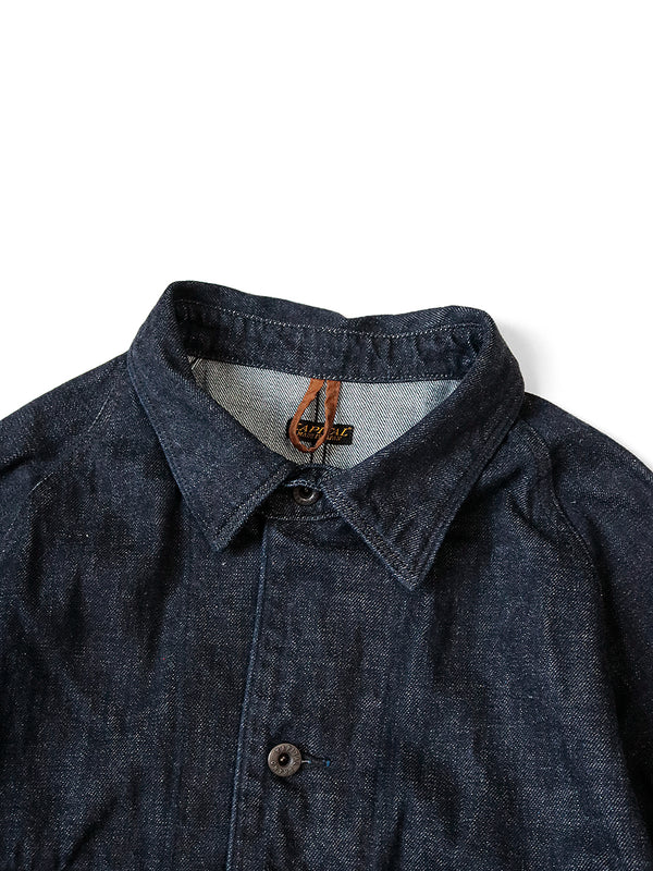 Kapital 12oz Denim CACTUS Coverall (Black Thread Version) Jacket